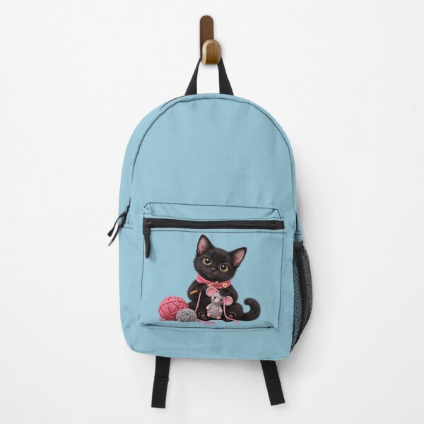 Item preview, Black Cat loves Crochet, Cat and Mouse designed and sold by DelightfulUK.