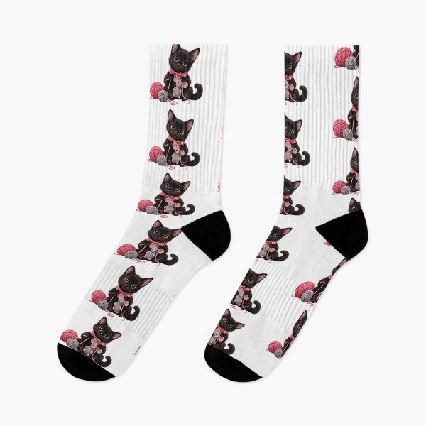 Item preview, Black Cat loves Crochet, Cat and Mouse designed and sold by DelightfulUK.