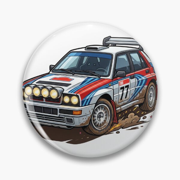 Item preview, Retro 1980s Rally Racing Car Sticker designed and sold by Fixnovaguide.