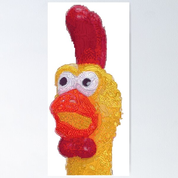 Item preview, Portrait of Rubber Chicken designed and sold by southeddie.