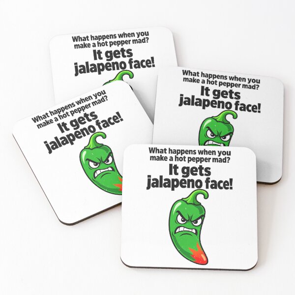 Artikelvorschau, Witzige Jalapeno-Gesichter-Pfeffer-Wortspielkunst entworfen und verkauft von elderberry.