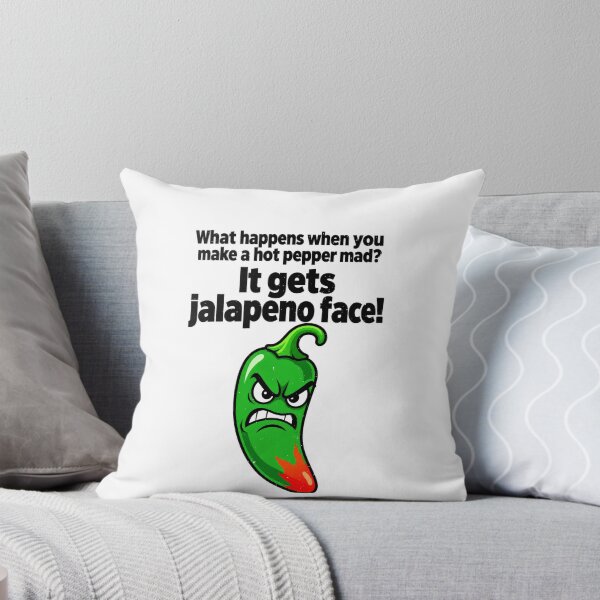 Item preview, Funny Jalapeno Face Pepper Pun Art designed and sold by elderberry.