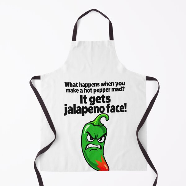 Item preview, Funny Jalapeno Face Pepper Pun Art designed and sold by elderberry.