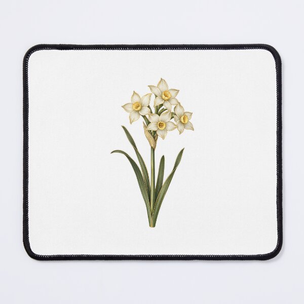 Item preview, Paperwhite December Birth Flower | Vintage Botanical Narcissus | December Birthday Gift designed and sold by Brackenlume Studio.