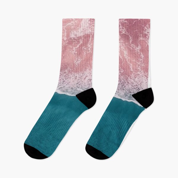Item preview, Pink and Blue Aesthetic Pretty Ocean Waves Pastel Beach Aerial Coastal / Ocean texture / Shore / Travel / Explore / Water / Vacation / Sea Wave/ Nature Lover designed and sold by TeenLake.
