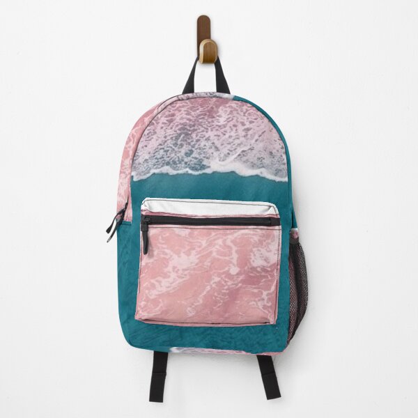 Item preview, Pink and Blue Aesthetic Pretty Ocean Waves Pastel Beach Aerial Coastal / Ocean texture / Shore / Travel / Explore / Water / Vacation / Sea Wave/ Nature Lover designed and sold by TeenLake.