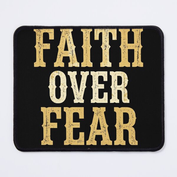 Item preview, Faith Over Fear — Vintage Typography Tee designed and sold by Faithwave Hope & Haven.