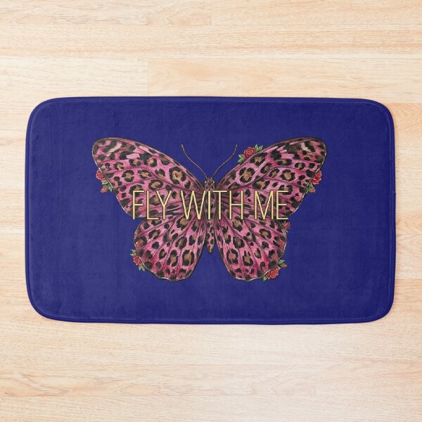 Item preview, mVintage Pink Cheetah Butterfly Fly With Me Art designed and sold by MaRCAStro.