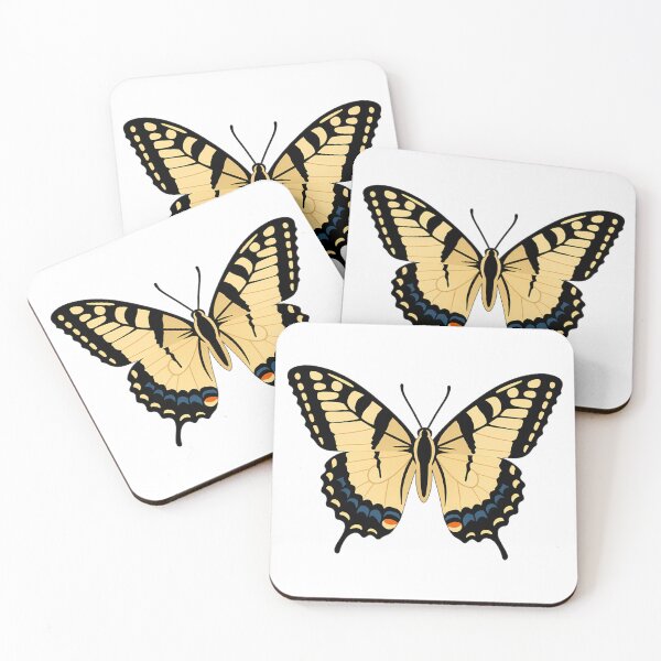 Item preview, Golden Black Butterfly Botanical Illustration designed and sold by STOXT.