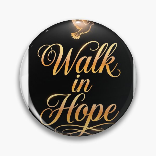 Item preview, Walk in Hope — Script Typography Tee designed and sold by Faithwave Hope & Haven.