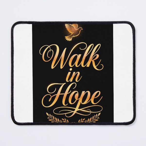 Item preview, Walk in Hope — Script Typography Tee designed and sold by Faithwave Hope & Haven.