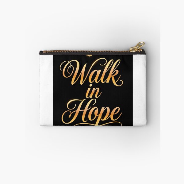Artikelvorschau, Walk in Hope – T-Shirt mit Schriftzug entworfen und verkauft von Faithwave Hope & Haven.