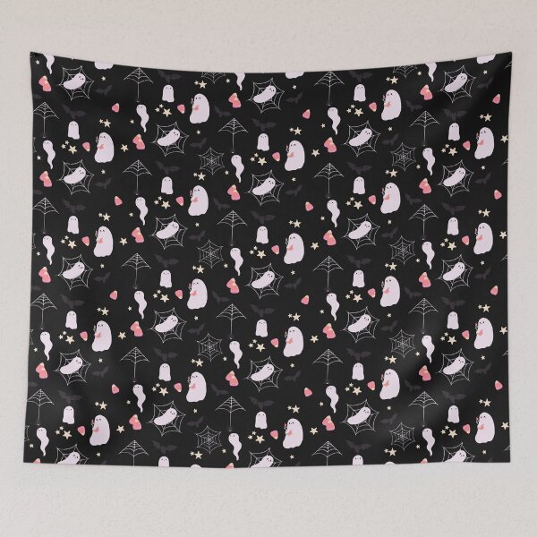 Item preview, Cute halloween ghost pattern designed and sold by Feral Lines Studio .