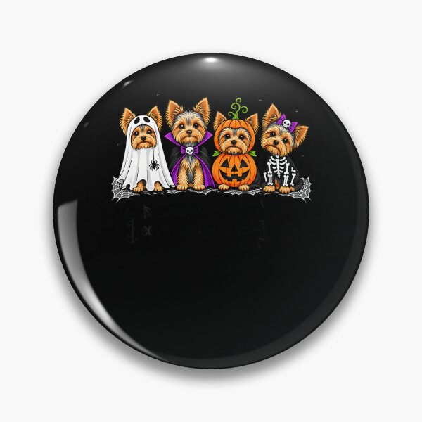 Item preview, Yorkies Because People Are Creepy Funny Halloween Dog designed and sold by darriahad.