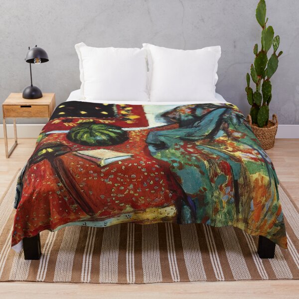 Item preview, Still life with a red rug 1906 designed and sold by VeilOfPigments.