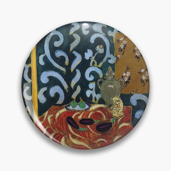 Item preview, Still life with aubergines 1911 designed and sold by VeilOfPigments.