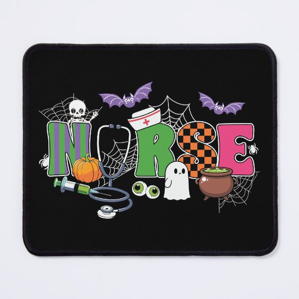 Item preview, Spooky Halloween Nurse – Cute Medical Ghost & Pumpkin Design designed and sold by MiaBellaGirl.