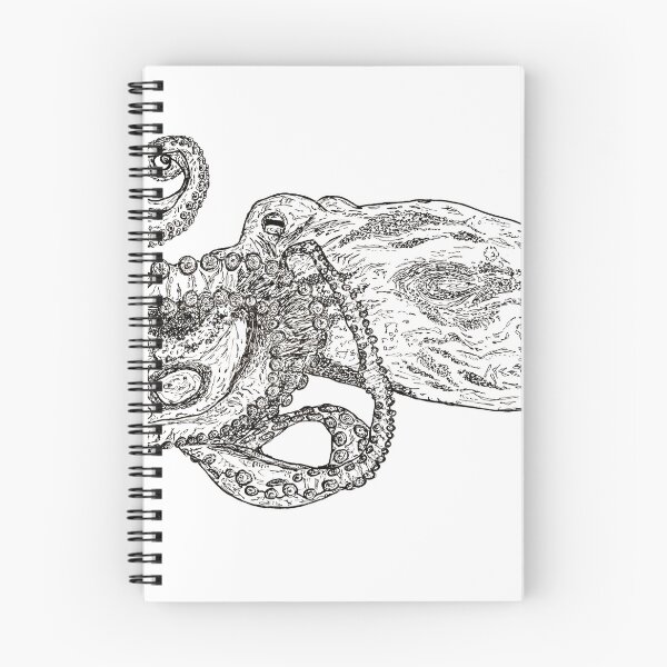 Item preview, Octopus Hand-Drawn Art – Cute Sea Creature Drawing, no AI designed and sold by schandorffdk.