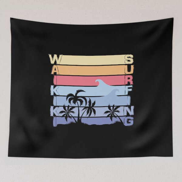 Item preview, Waikiki Surfing Hawaii Beach Vacation Summer Vibes Design designed and sold by FuzionRaptor.