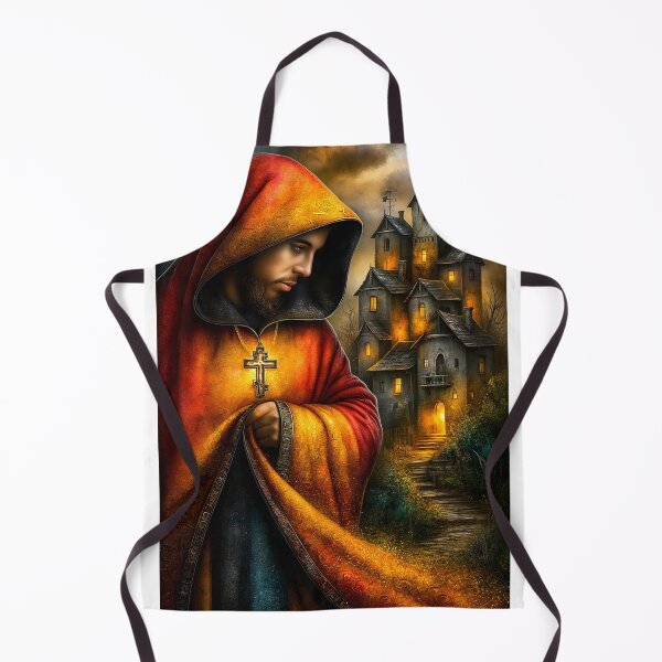 Item preview, Mysterious Monk by Enigmatic Haunted Castle designed and sold by Artessie.