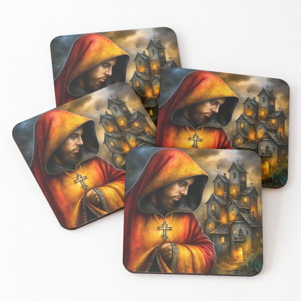 Item preview, Mysterious Monk by Enigmatic Haunted Castle designed and sold by Artessie.