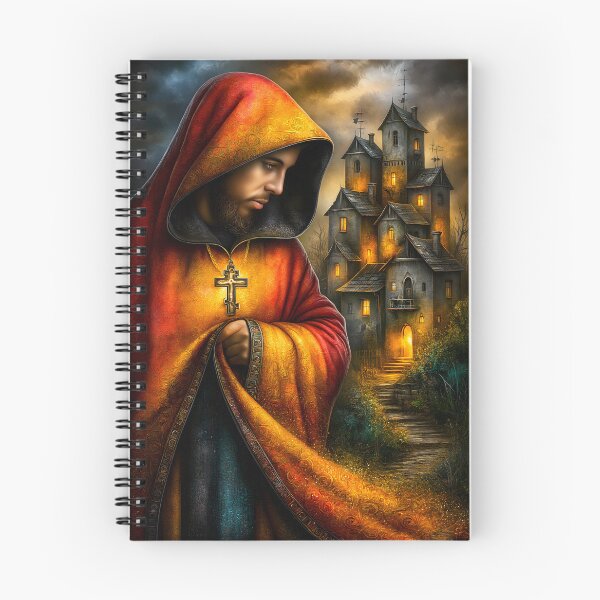 Item preview, Mysterious Monk by Enigmatic Haunted Castle designed and sold by Artessie.