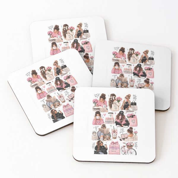 Item preview, Cozy Girl Coffee & Big Goals Aesthetic designed and sold by Twins2Designs.
