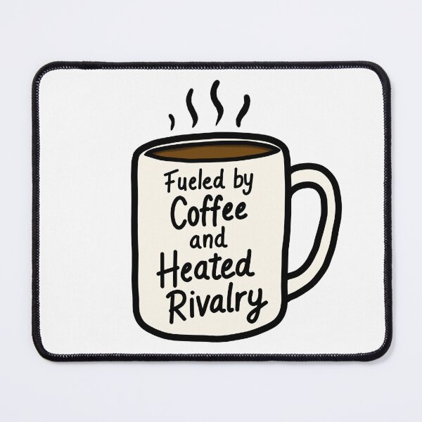Item preview, Coffee and Heated Rivalry designed and sold by TineHunterArt.