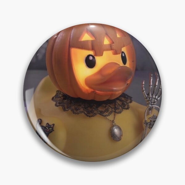 Item preview, Simpatica Paperella Zucca di Halloween - Grafica 3D designed and sold by Ursu96.