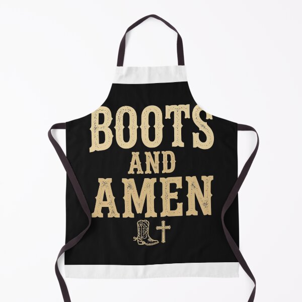 Item preview, Boots And Amen — Western Typography Tee designed and sold by Faithwave Hope & Haven.