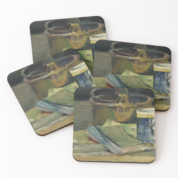 Item preview, Still life with books 1895 designed and sold by VeilOfPigments.
