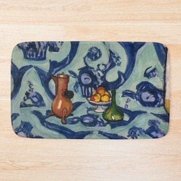 Item preview, Still life with blue tablecloth 1906 designed and sold by VeilOfPigments.
