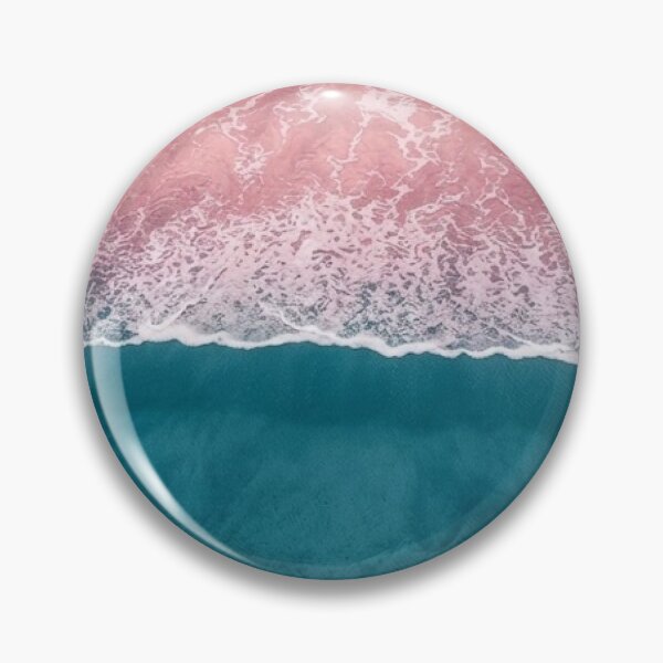 Item preview, Pink and Blue Aesthetic Pretty Ocean Waves Pastel Beach Aerial Coastal / Ocean texture / Shore / Travel / Explore / Water / Vacation / Sea Wave/ Nature Lover designed and sold by TeenLake.