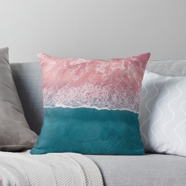 Item preview, Pink and Blue Aesthetic Pretty Ocean Waves Pastel Beach Aerial Coastal / Ocean texture / Shore / Travel / Explore / Water / Vacation / Sea Wave/ Nature Lover designed and sold by TeenLake.