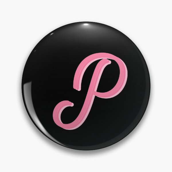 Item preview, Pink Letter P Initial Aesthetic Design designed and sold by UnrealShopKelko.