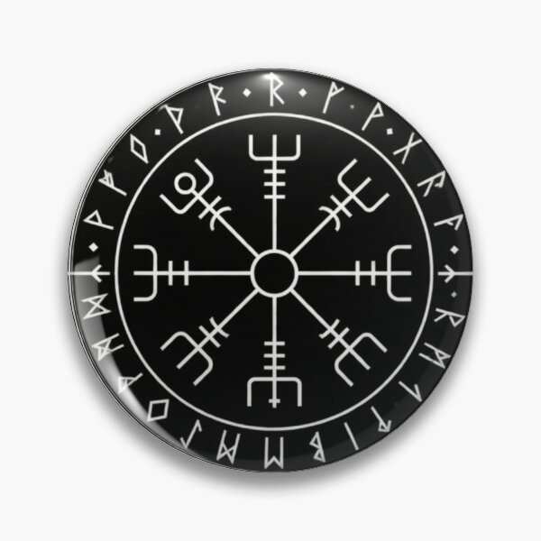 Item preview, Vegvisir | Icelandic Nordic Magical Stave Design designed and sold by THE DARK SHØP.