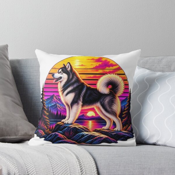 Item preview, Neon Husky Sunset designed and sold by TATOXIDE.
