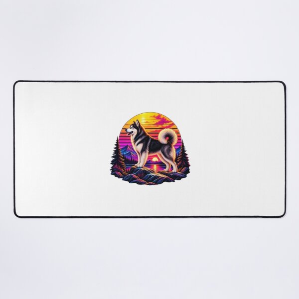 Item preview, Neon Husky Sunset designed and sold by TATOXIDE.