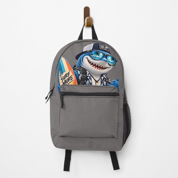 Item preview, Cool Shark Surfing Tropical Beach Vibes designed and sold by Nixora.