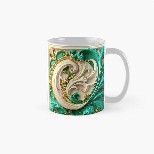 Item preview, Duality of White Ceramic and Jade Marble designed and sold by Vicky Brago-Mitchell®.