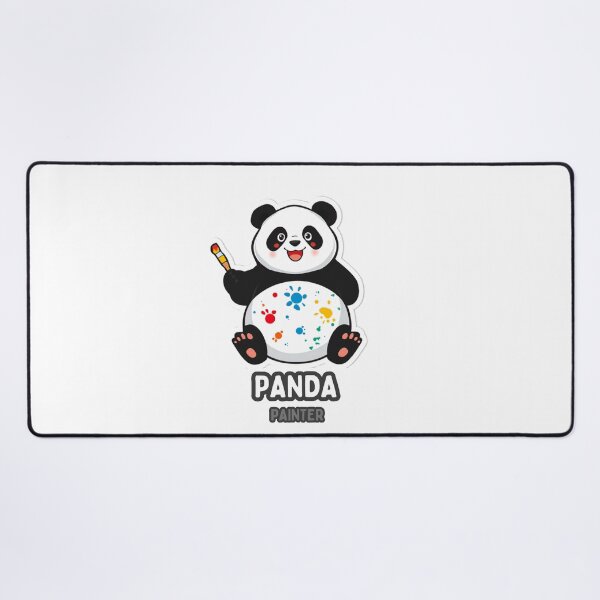 Item preview, Panda Energy Painter Edition Sticker – Cute Panda with Colorful Paint Splatters designed and sold by NKWealthDesign.