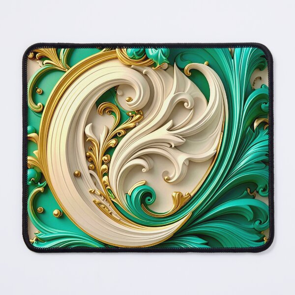 Item preview, Duality of White Ceramic and Jade Marble designed and sold by Vicky Brago-Mitchell®.
