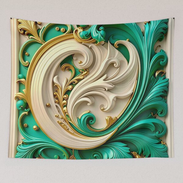 Item preview, Duality of White Ceramic and Jade Marble designed and sold by Vicky Brago-Mitchell®.
