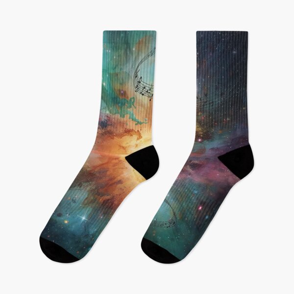 Item preview, Cosmic Music Explosion – Colorful Galaxy Abstract Art. designed and sold by fbtrisha.
