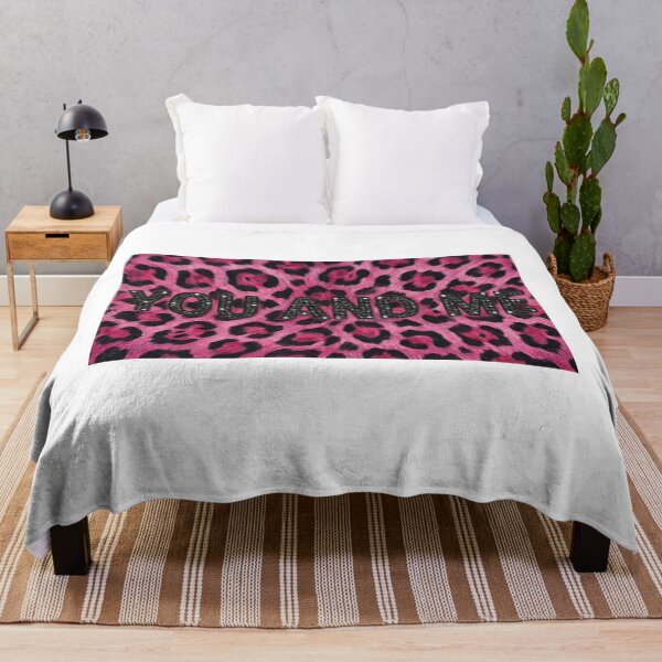 Item preview, Pink Leopard Print You and Me Rhinestone Typography designed and sold by MaRCAStro.