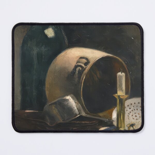 Item preview, Still life with earthen pot 1892 designed and sold by VeilOfPigments.