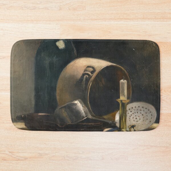Item preview, Still life with earthen pot 1892 designed and sold by VeilOfPigments.