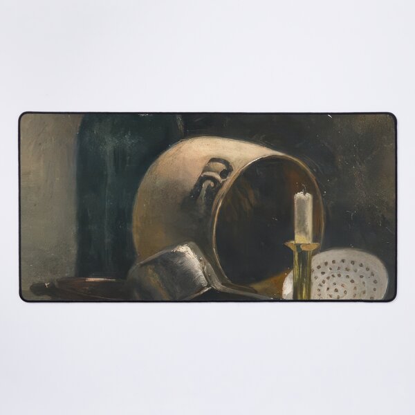 Item preview, Still life with earthen pot 1892 designed and sold by VeilOfPigments.