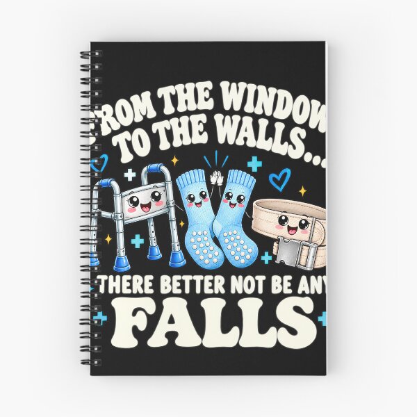 Item preview, From The Windows To The Walls Fall Risk Nurse Art Graphic designed and sold by VGAfanatic.