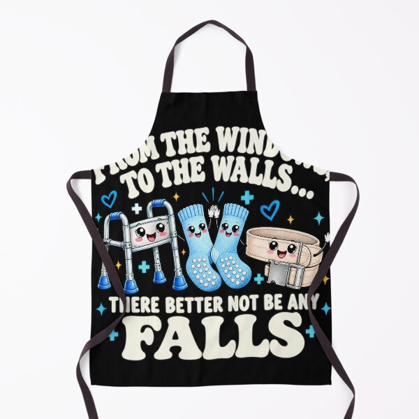 Item preview, From The Windows To The Walls Fall Risk Nurse Art Graphic designed and sold by VGAfanatic.